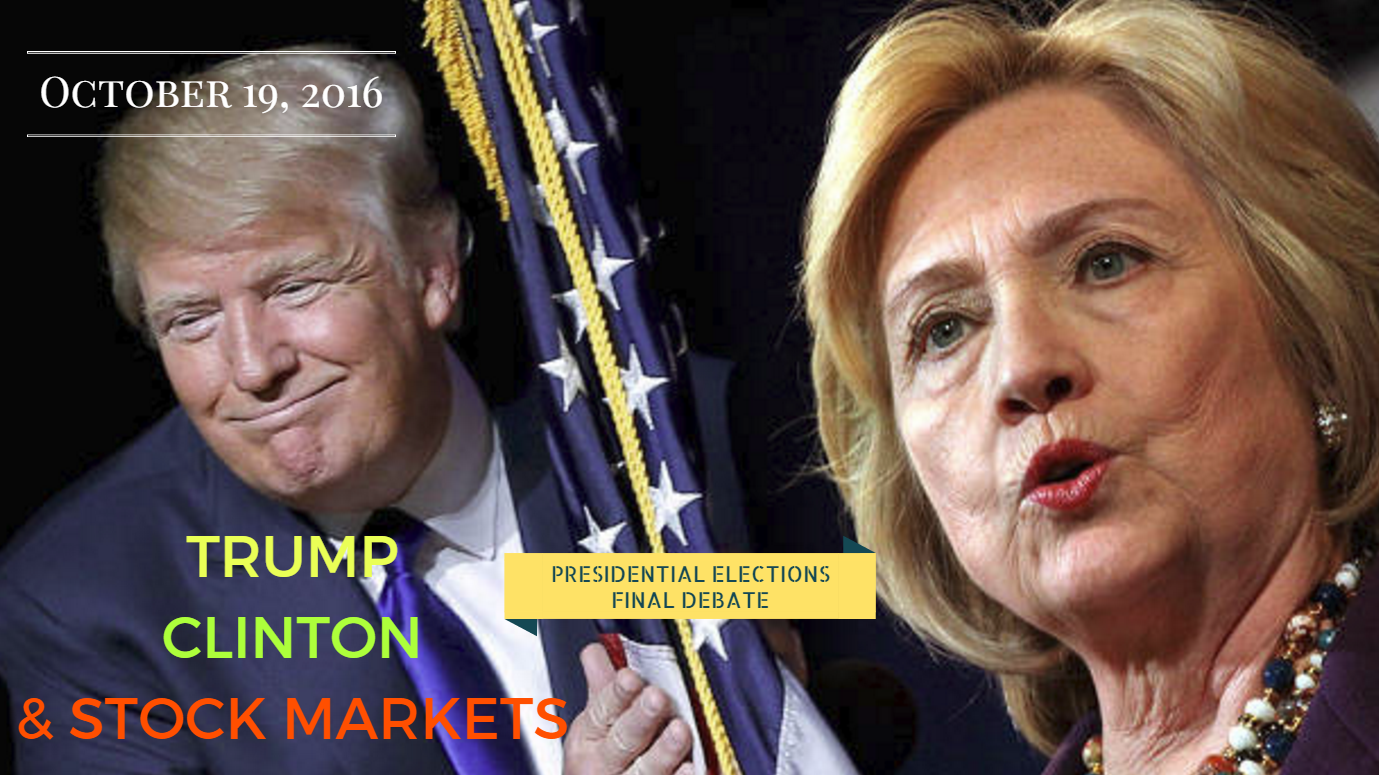 Market Musings on Tonight’s Debate | October 19, 2016 | $EWW, $IBB, $CNX, $SPX, $ES_F, Presidential election and final Debate between Trump and Clinton