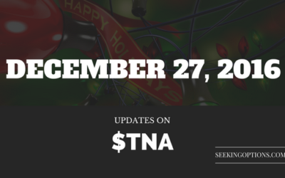 Holiday mode is ON, $TNA Updates