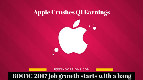 Apple Crushes Q1 Earnings; Revenue, iPhone, Services Beat