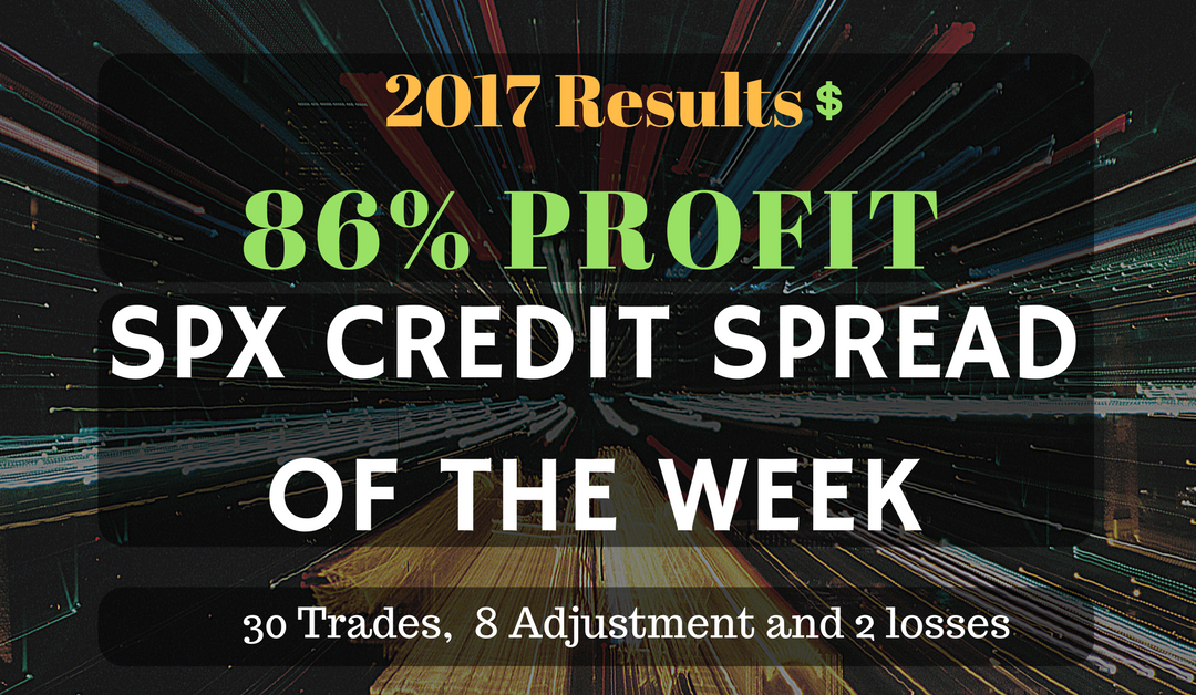 $SPX Credit spread results for 2017 | #income #trades #FinTwit